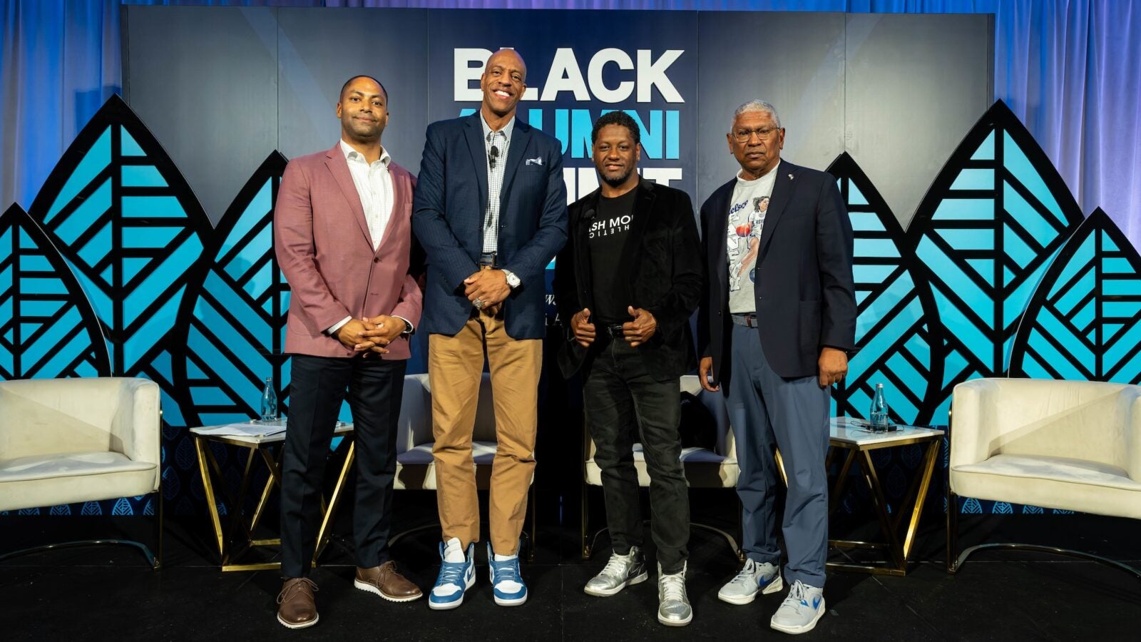 black alumni summit attendees posing